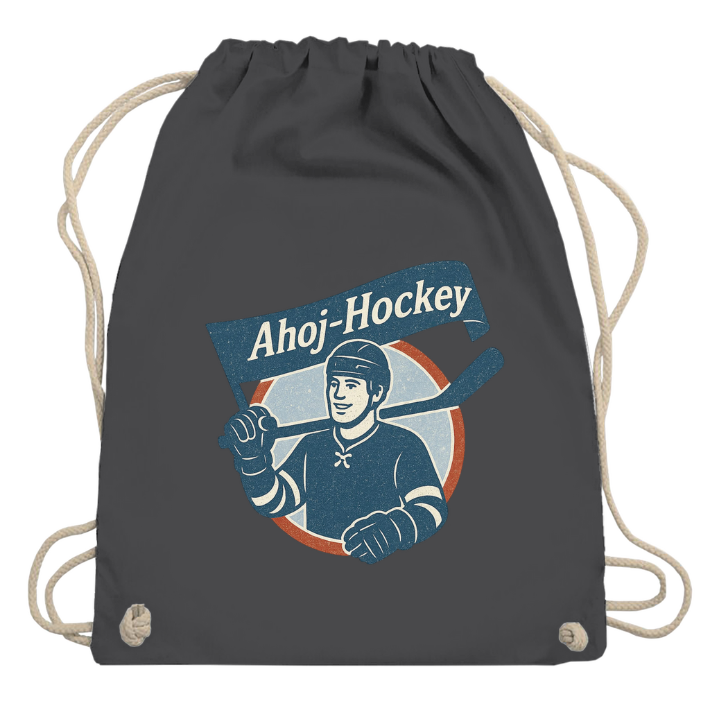 Turnbeutel AHOJ-HOCKEY VINTAGE