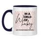 Tasse zweifarbig WORLD OF HOCKEY - MOM