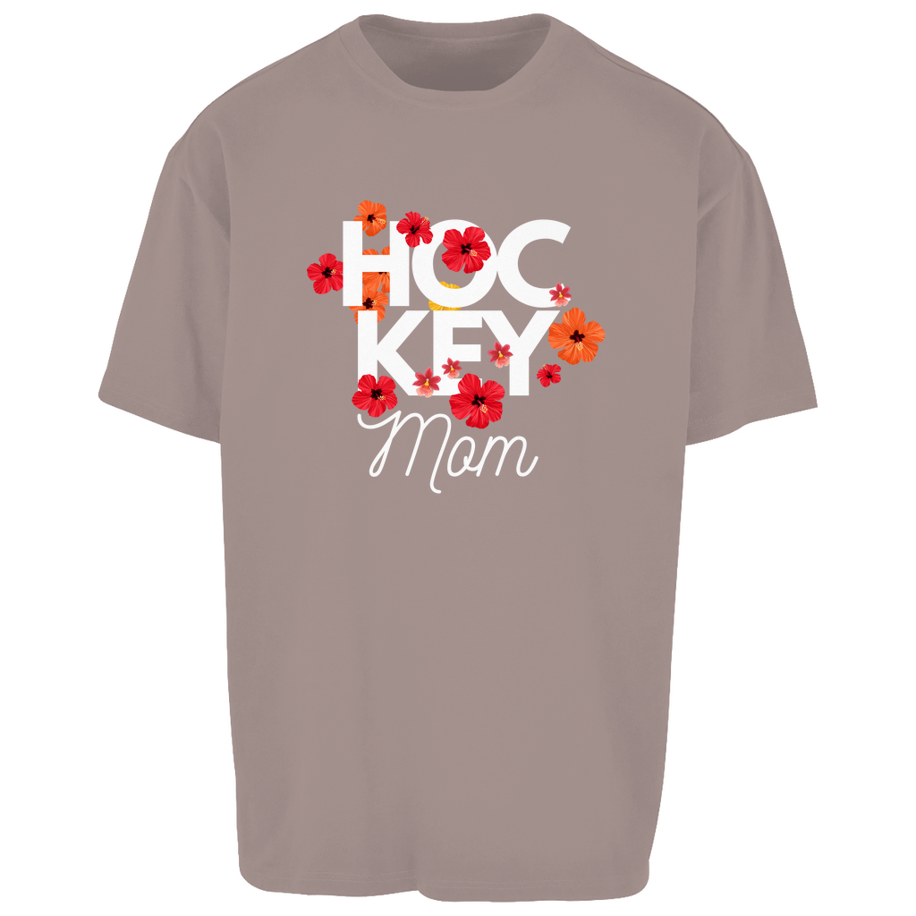 Oversize T-Shirt HOCKEYMOM FLOWERS