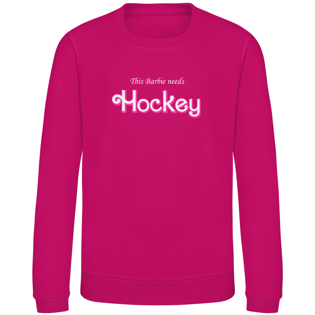 Kids Sweatshirt BARBIE NEEDS HOCKEY