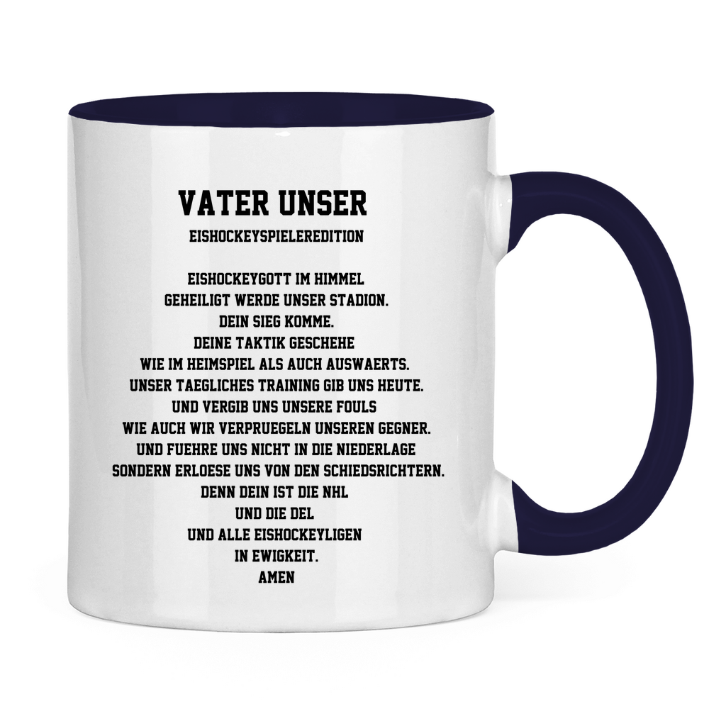 Tasse zweifarbig VATER UNSER SPIELER