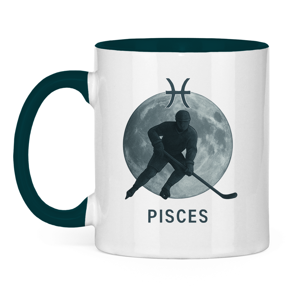 Tasse zweifarbig STERNZEICHEN PISCES / FISCH