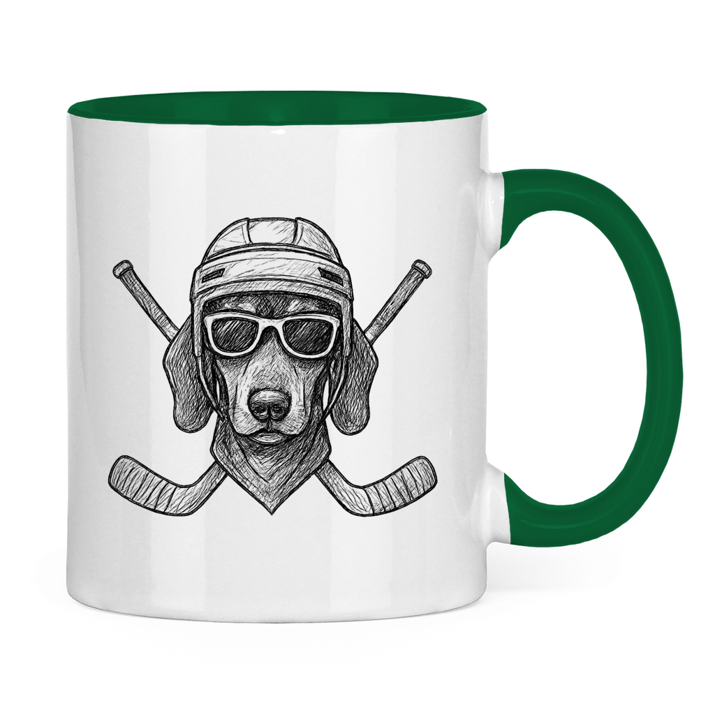 Tasse zweifarbig COOL HOCKEYDOG