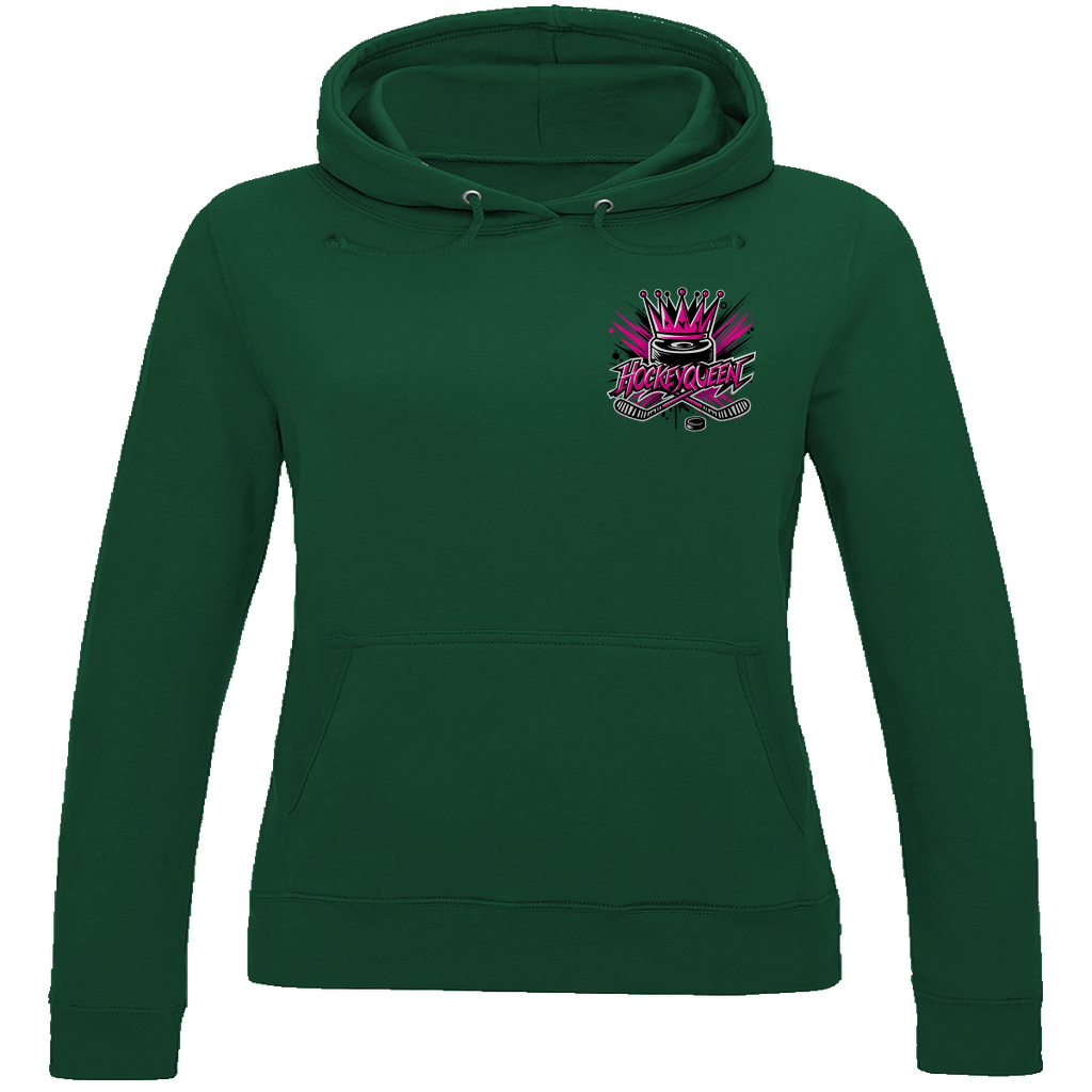Ladies Hoodie HOCKEYQUEEN (front&back)