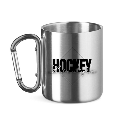 Edelstahltasse mit Karabinergriff HOCKEY LIFESTYLE