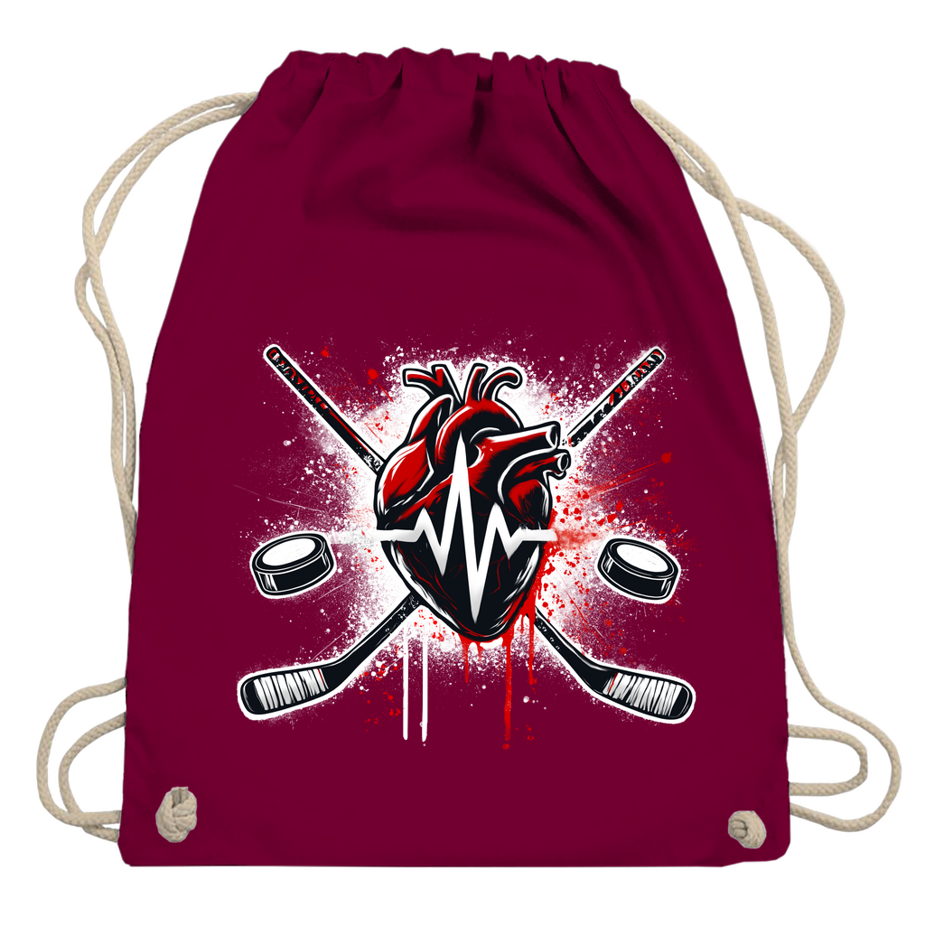 Turnbeutel HOCKEY HEARTBEAT