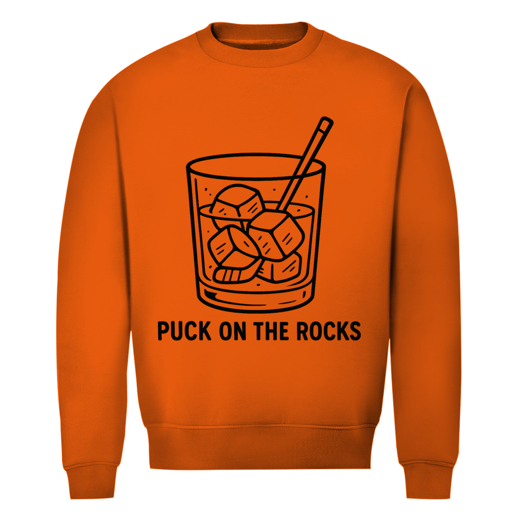 Unisex Sweatshirt  PUCK ON THE ROCKS