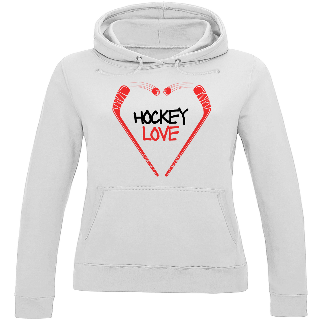 Ladies Hoodie HOCKEYLOVE STICKHEART