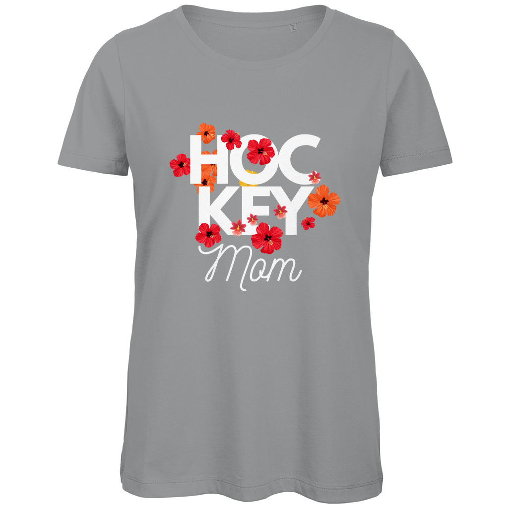 Ladies T-Shirt  HOCKYMOM FLOWERS