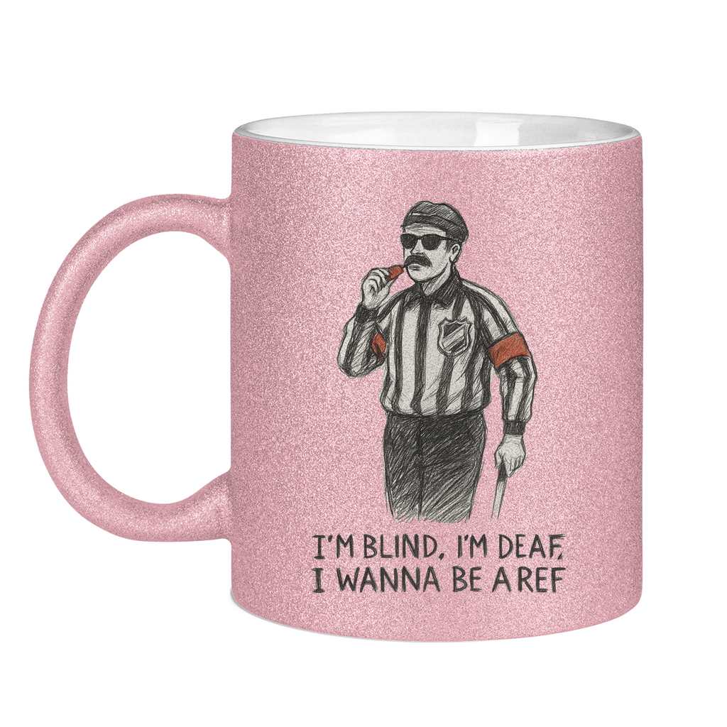Glitzertasse WANNA BE A REF