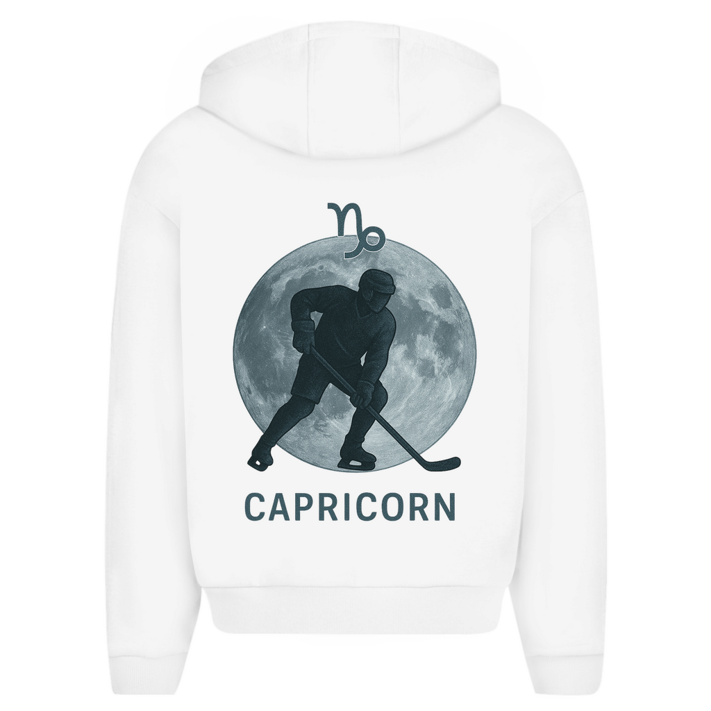 Oversize Zipper STERNZEICHEN CAPRICORN / STEINBOCK(front&back)