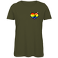 Ladies T-Shirt RAINBOW SKATE HEART