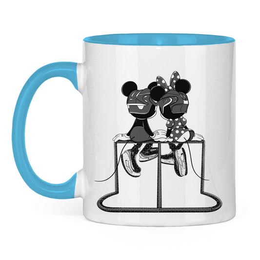 Tasse zweifarbig MOUSE COUPLE