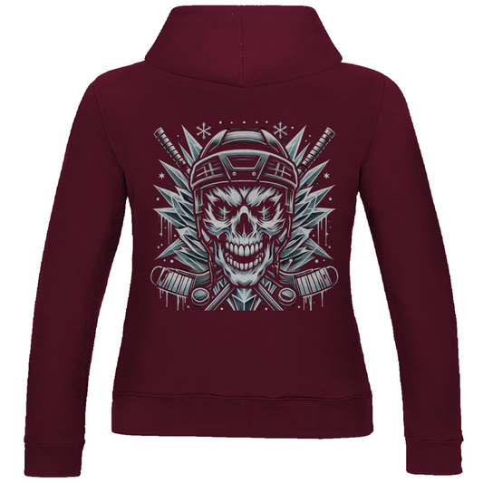 Ladies Hoodie HOCKEY SKULL