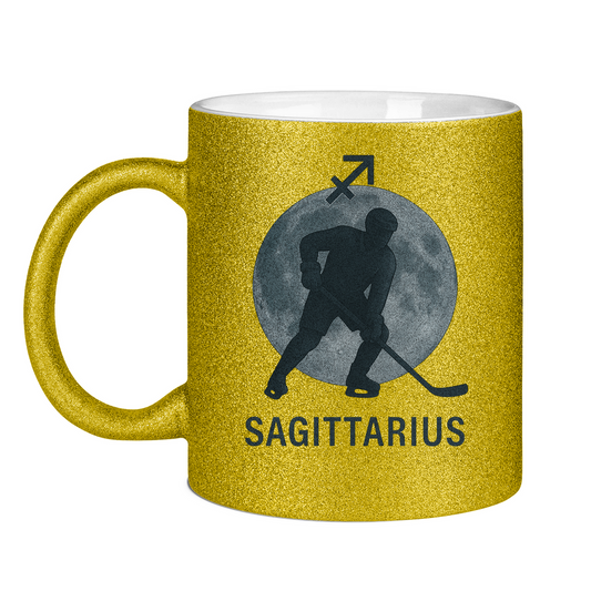 Glitzertasse STERNZEICHEN SAGITTARIUS / SCHÜTZE
