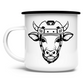 Emaille Tasse HOCKEYKUH