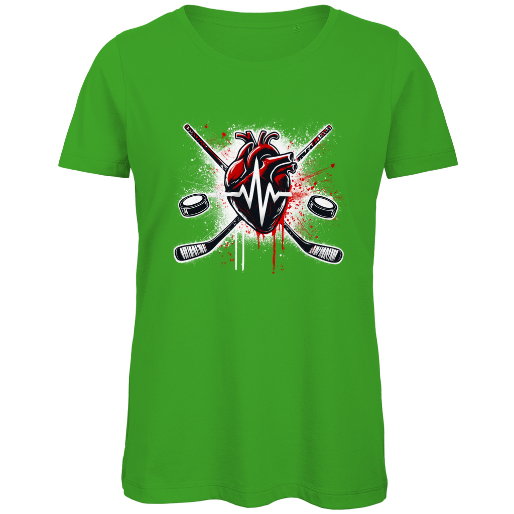 Ladies T-Shirt HOCKEY HEARTBEAT