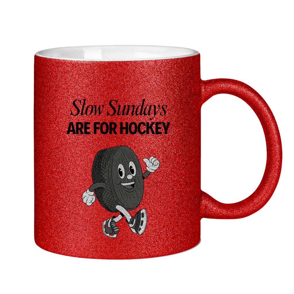 Glitzertasse SLOW SUNDAYS