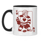 Tasse zweifarbig HOCKEY HERZKÖNIG