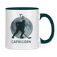 Tasse zweifarbig STERNZEICHEN CAPRICORN / STEINBOCK