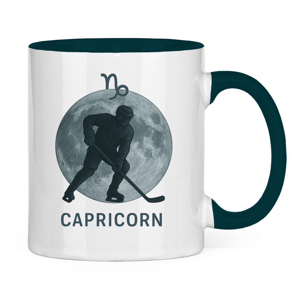 Tasse zweifarbig STERNZEICHEN CAPRICORN / STEINBOCK