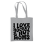 Tragetasche I LOVE HOCKEY & HOT MOMS