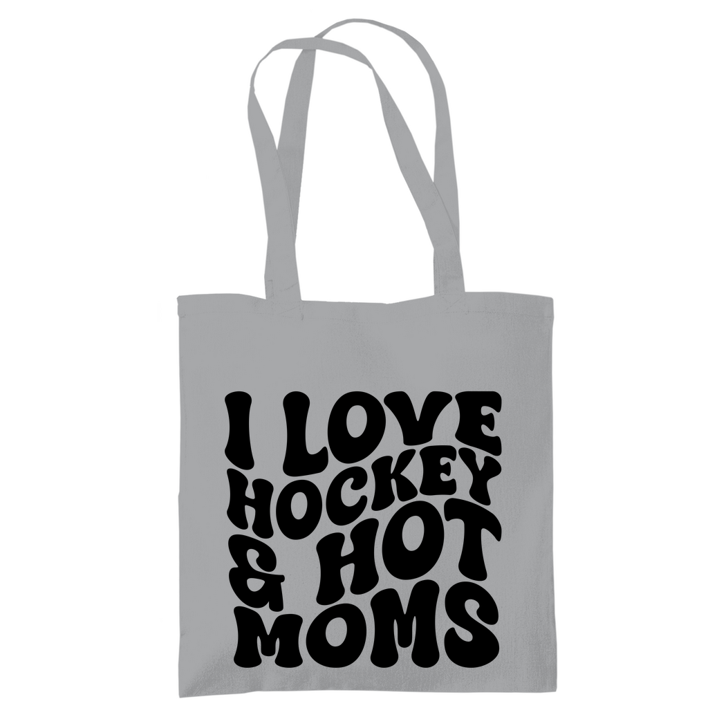 Tragetasche I LOVE HOCKEY & HOT MOMS
