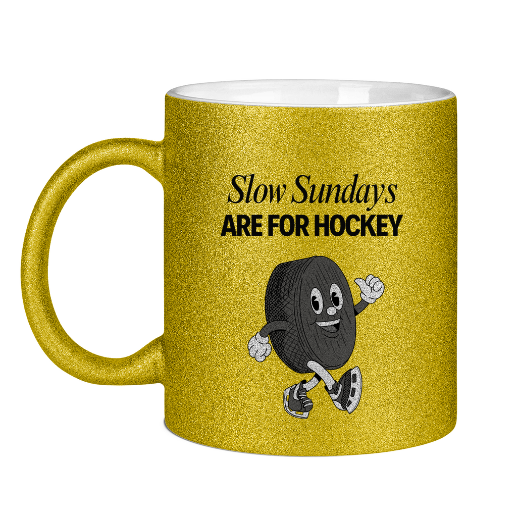 Glitzertasse SLOW SUNDAYS