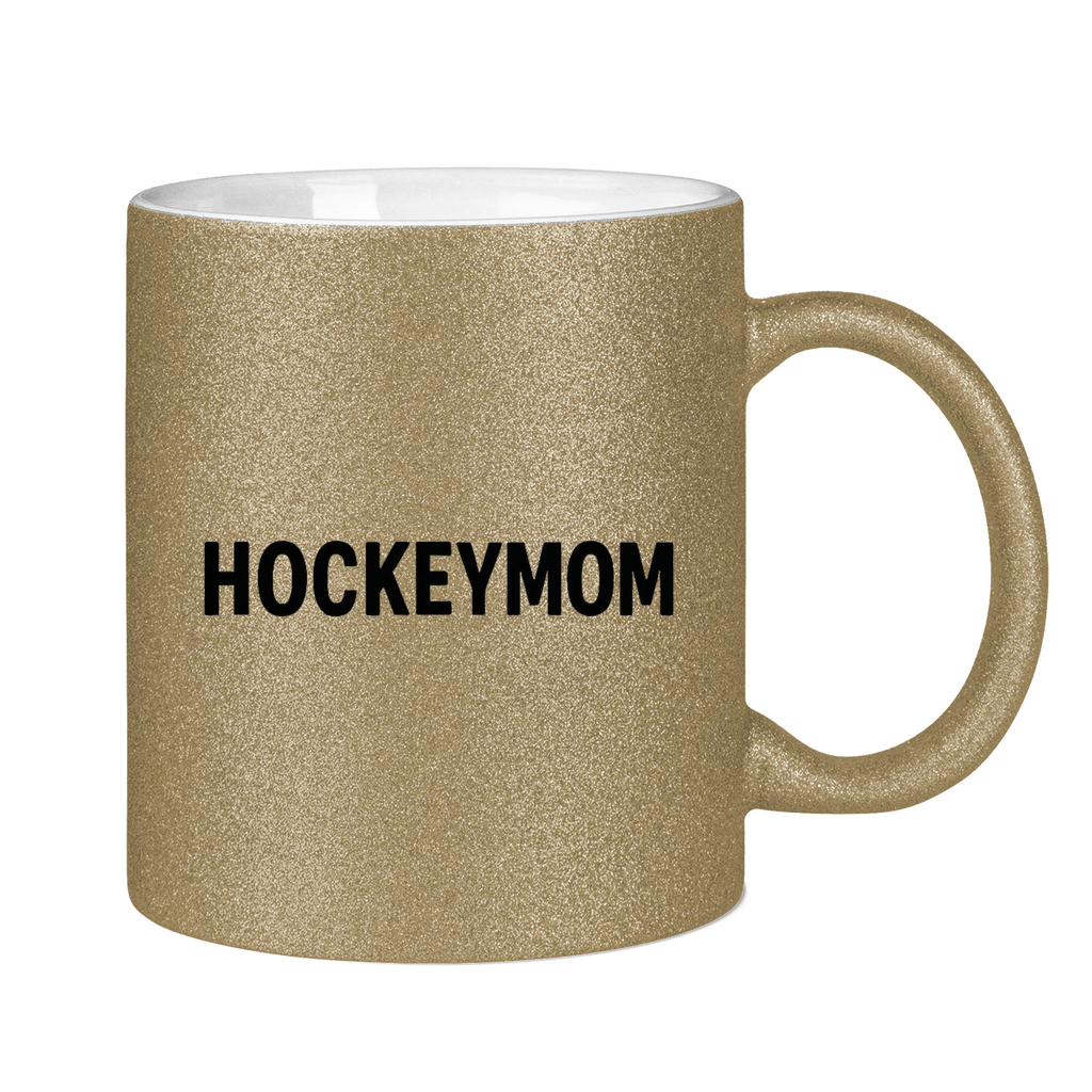 Glitzertasse HOCKEYMOM BRAIN