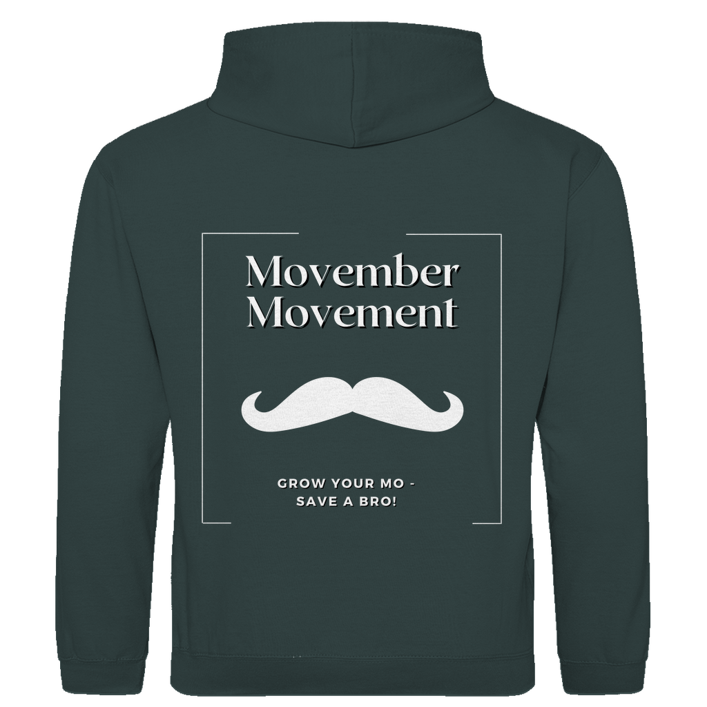 Unisex Hoodie MOVEMBER MOVEMENT (back)