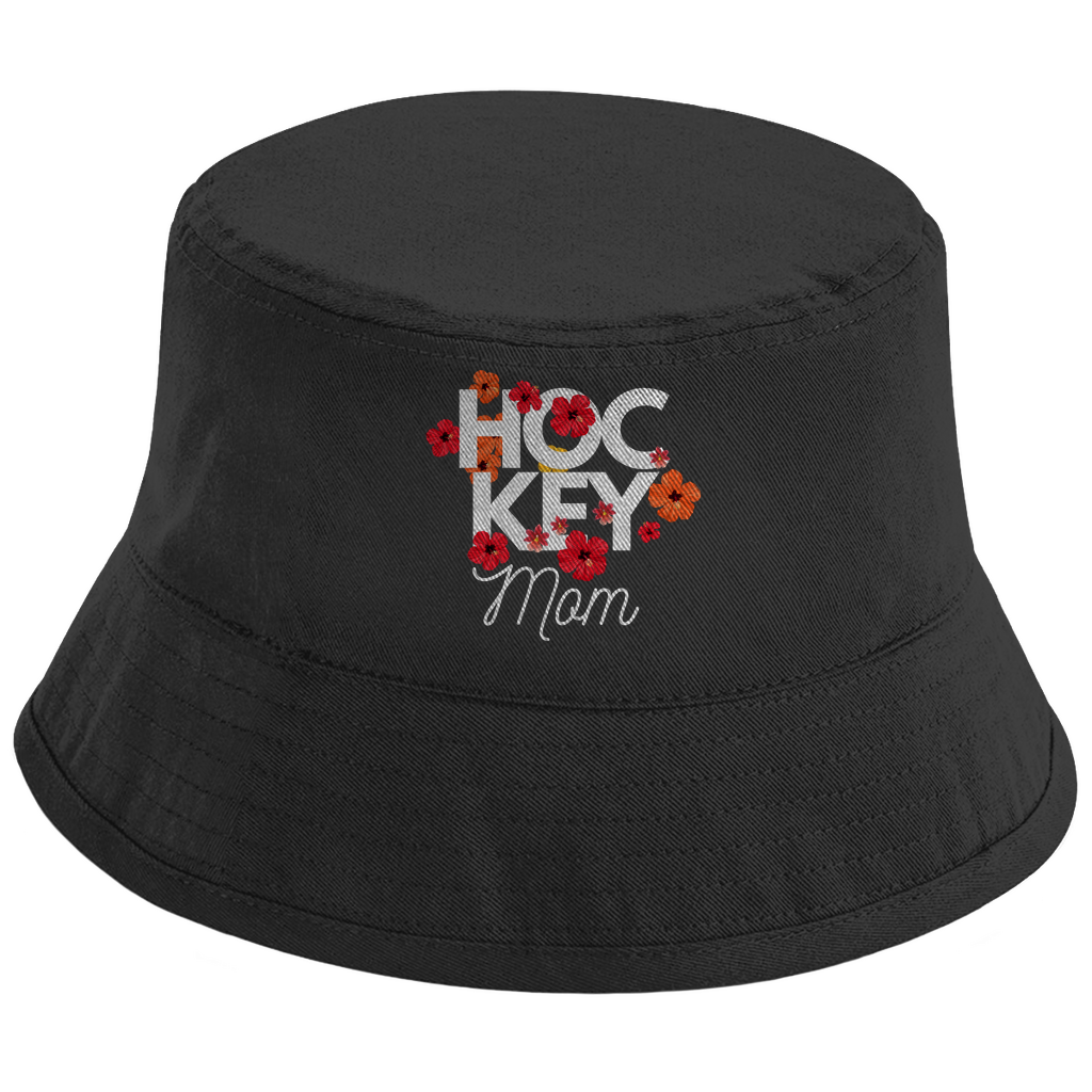 Bucket Hat HOCKEY MOM FLOWERS
