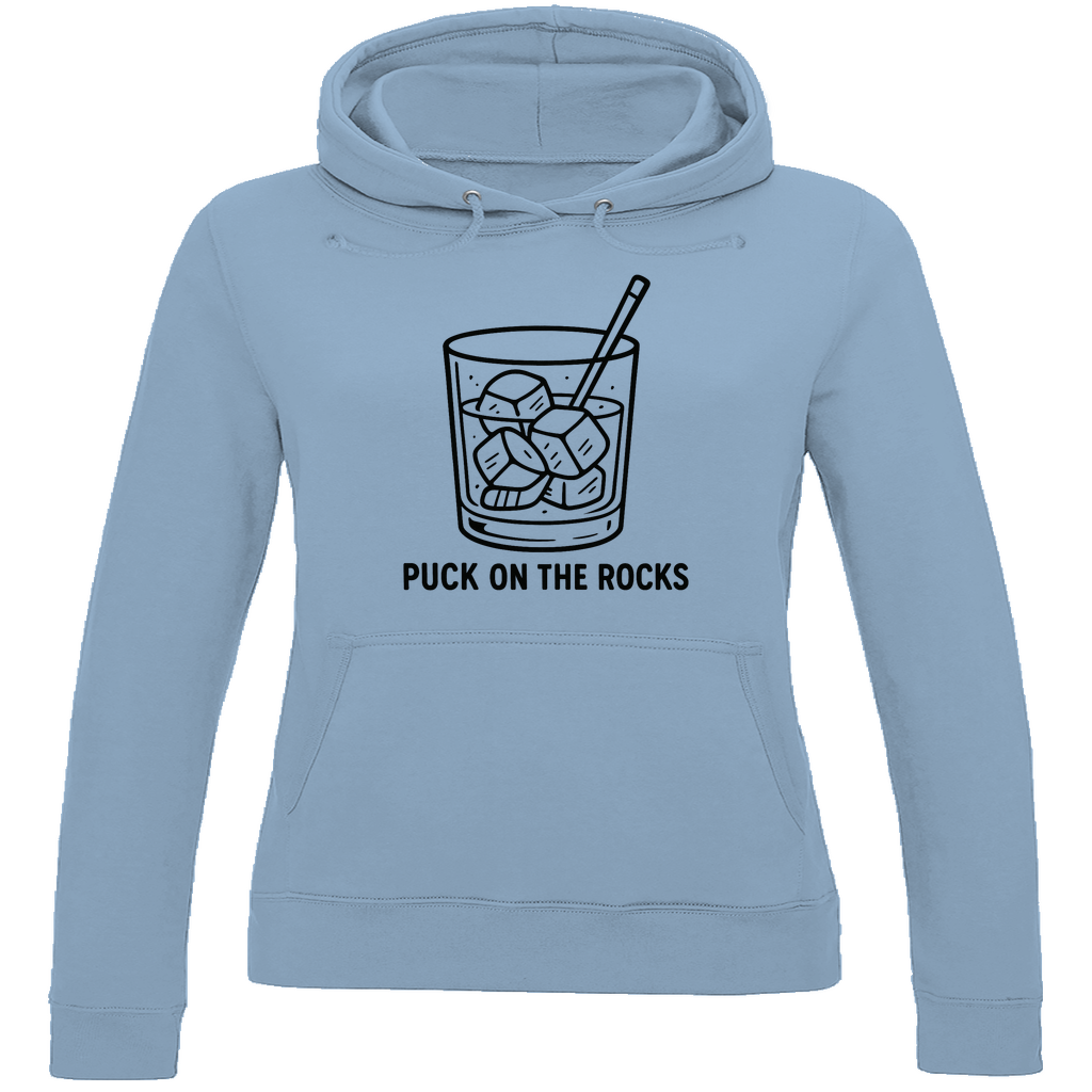 Ladies Hoodie PUCK ON THE ROCKS