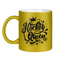 Glitzertasse HOCKEYQUEEN II