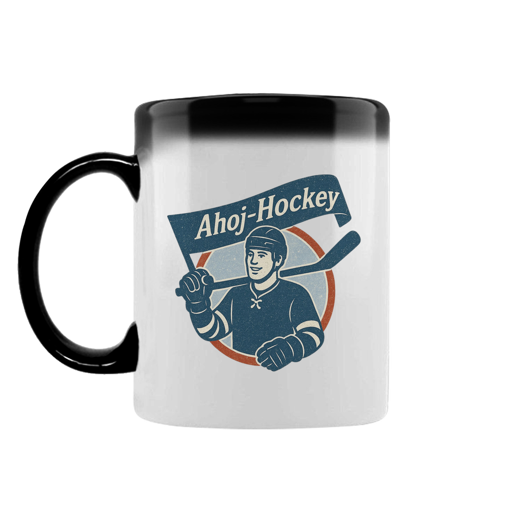 Zaubertasse AHOJ-HOCKEY VINTAGE
