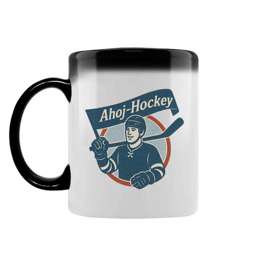 Zaubertasse AHOJ-HOCKEY VINTAGE