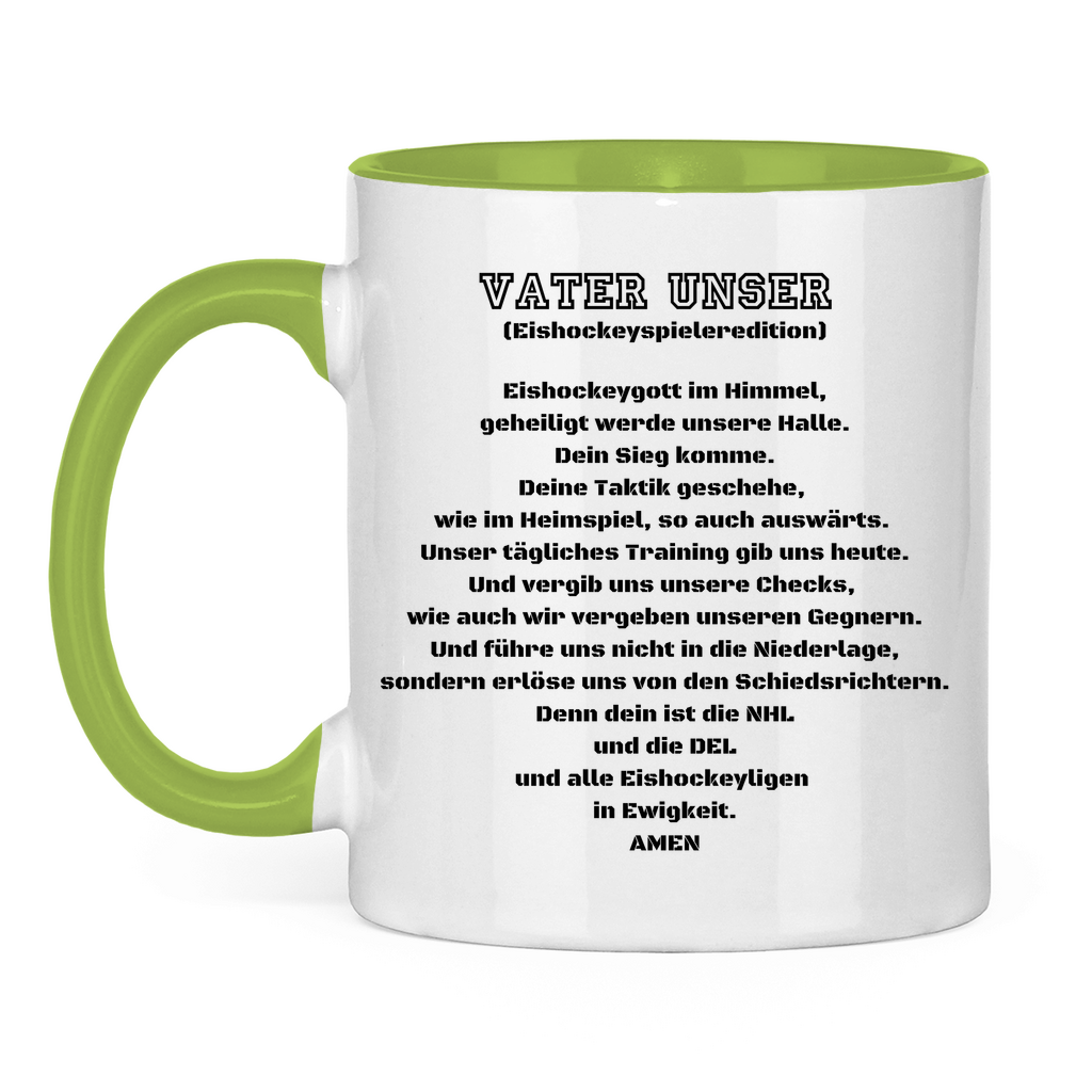 Tasse zweifarbig VATER UNSER SPIELER