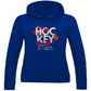 Ladies Hoodie HOCKEYMOM FLOWERS