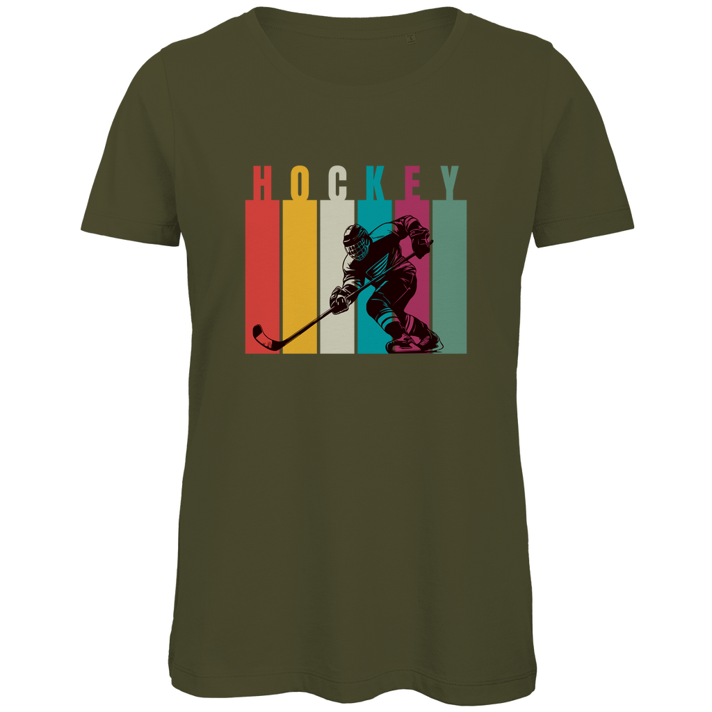 Ladies T-Shirt COLOURFUL HOCKEYPLAYER