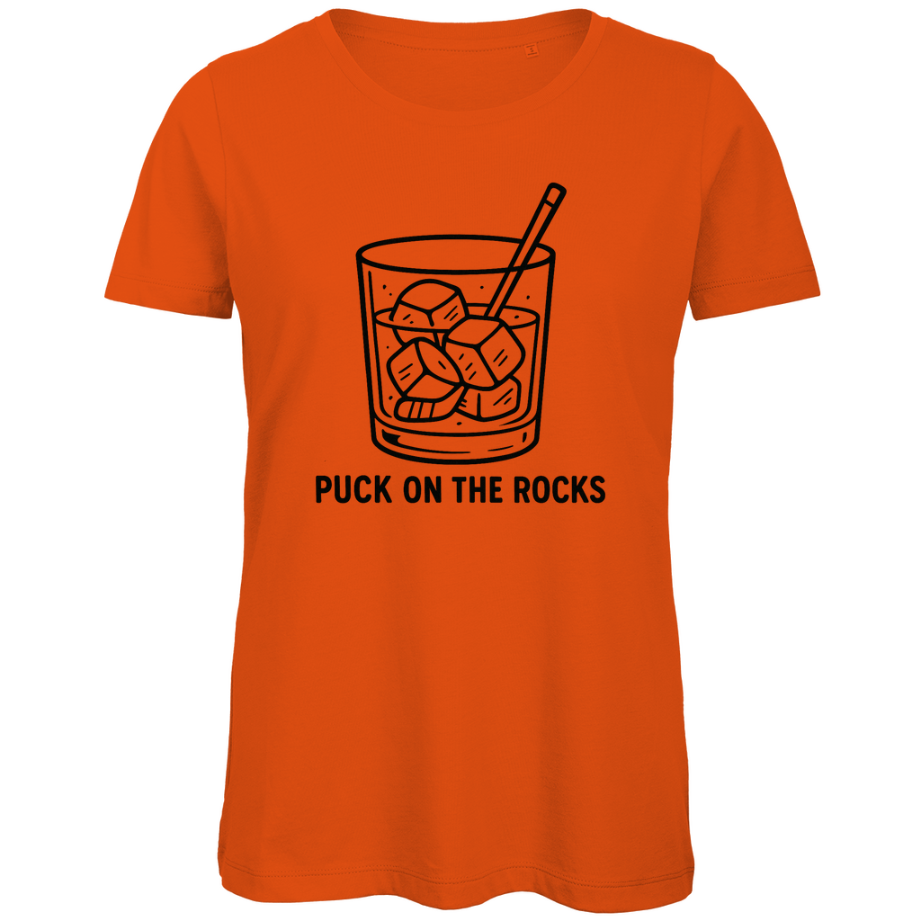 Ladies T-Shirt PUCK ON THE ROCKS