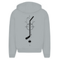 Oversize Zipper HOCKEYSTICK MODERN (front&back)