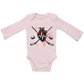 Babybody Langarm  HOCKEY HEARTBEAT