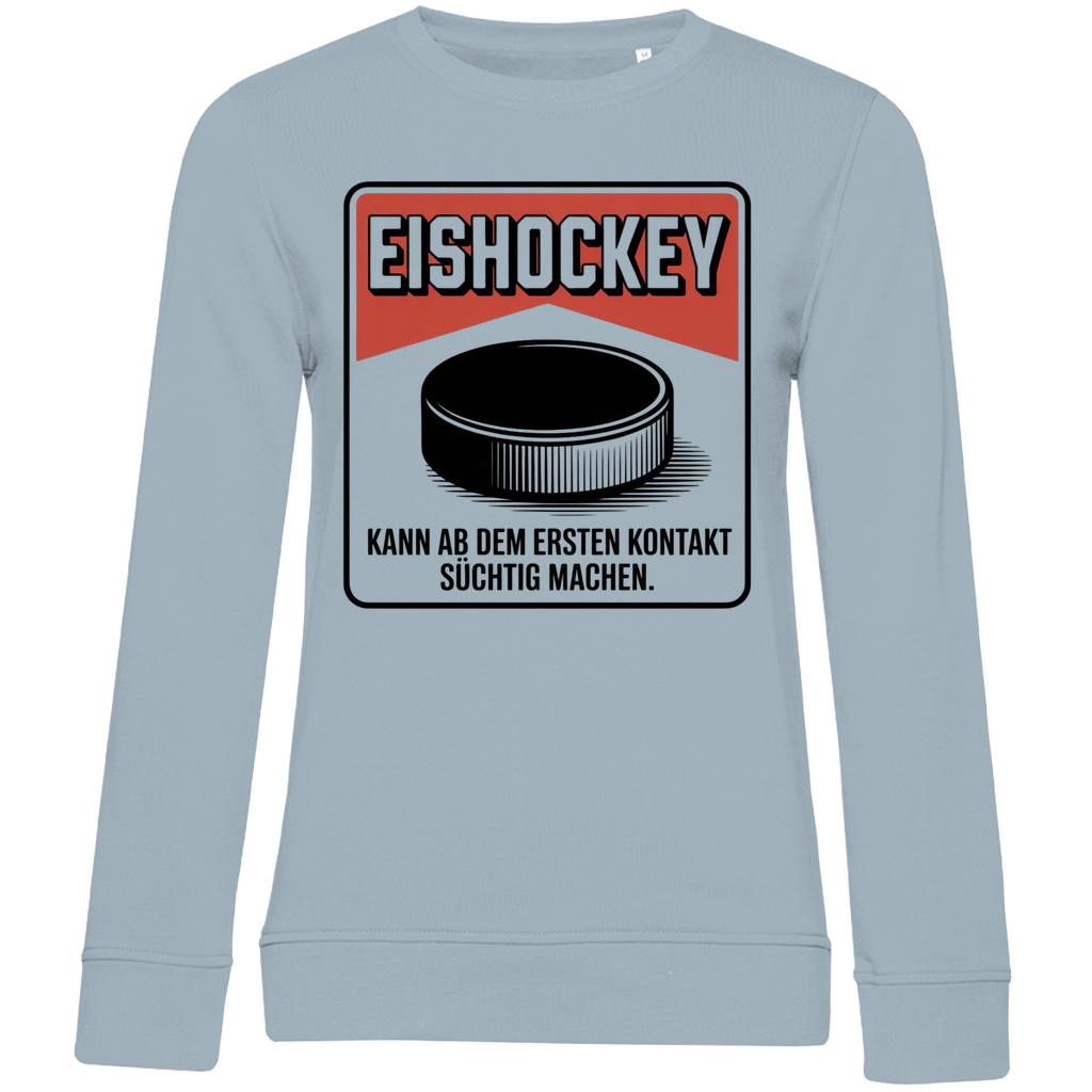 Ladies Sweatshirt EISHOCKEY ZIGARETTENSCHACHTEL