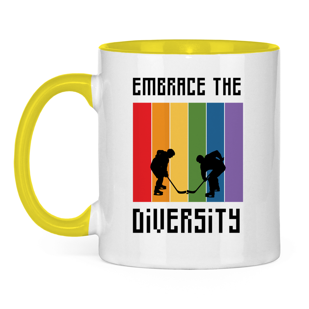 Tasse zweifarbig EMBRACE THE DIVERSITY