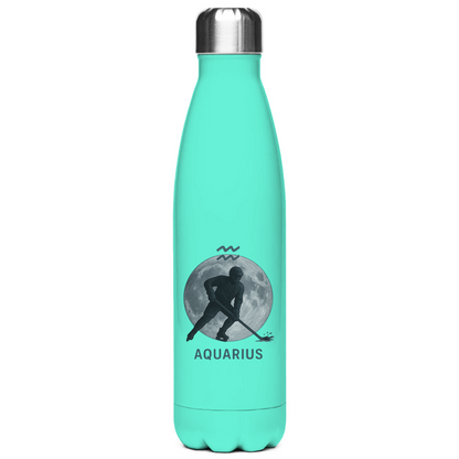 Edelstahl-Thermoflasche STERNZEICHEN AQUARIUS / WASSERMANN