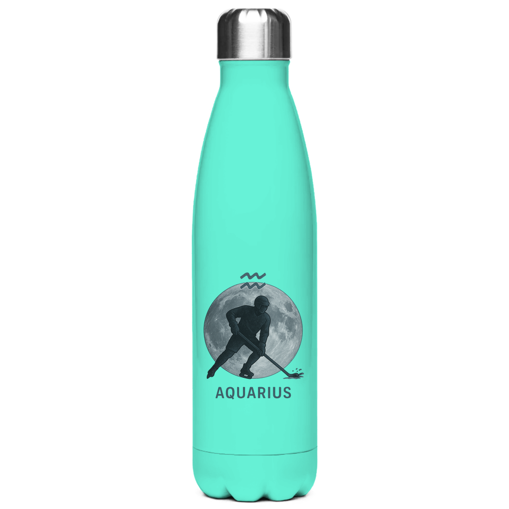 Edelstahl-Thermoflasche STERNZEICHEN AQUARIUS / WASSERMANN