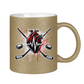 Glitzertasse HOCKEY HEARTBEAT
