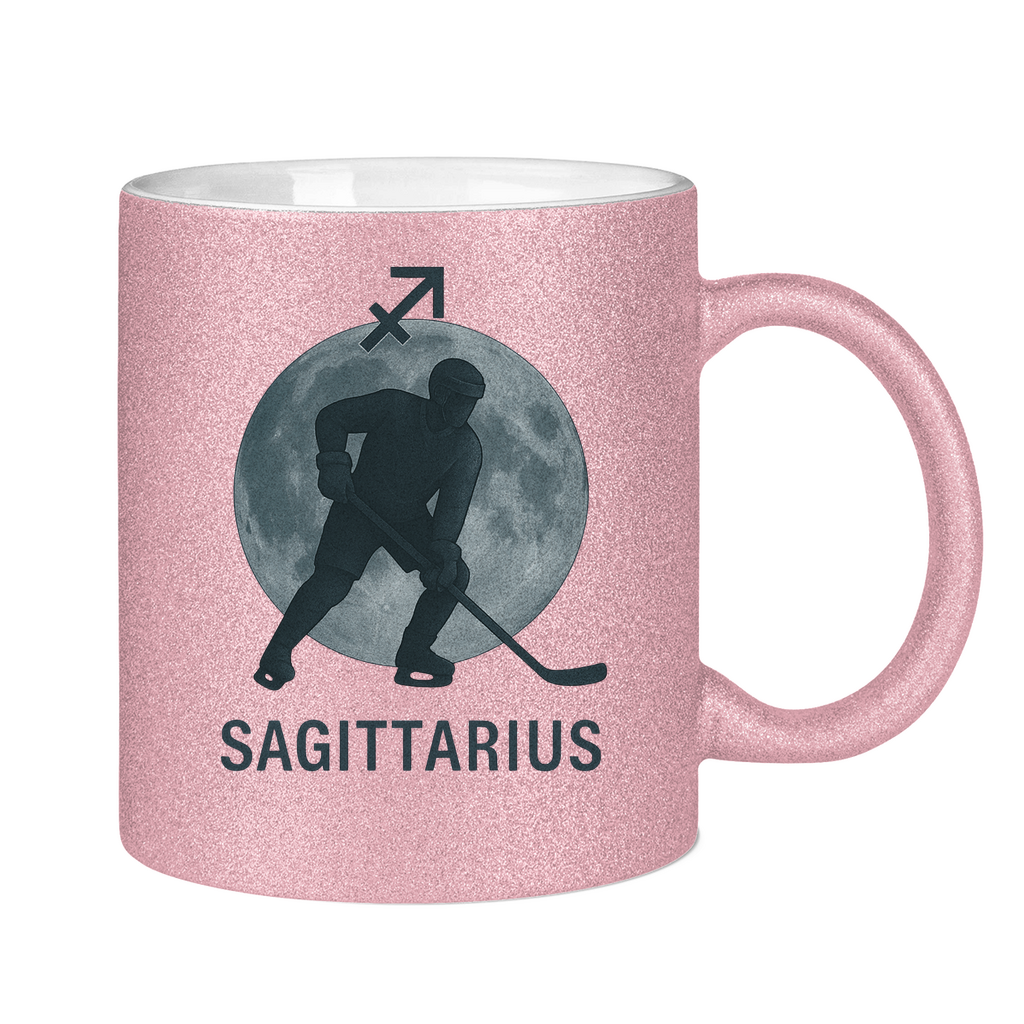 Glitzertasse STERNZEICHEN SAGITTARIUS / SCHÜTZE
