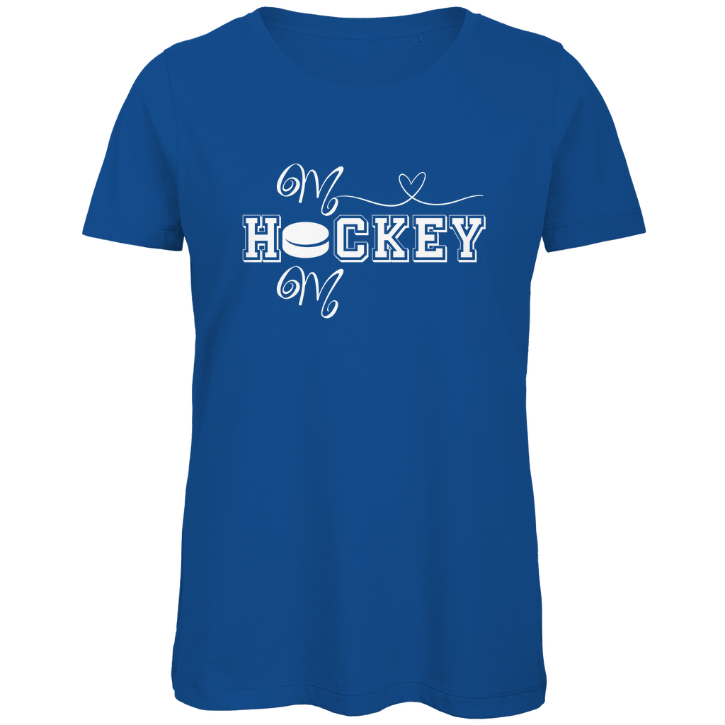 Ladies T-Shirt HOCKEY MOM HEART