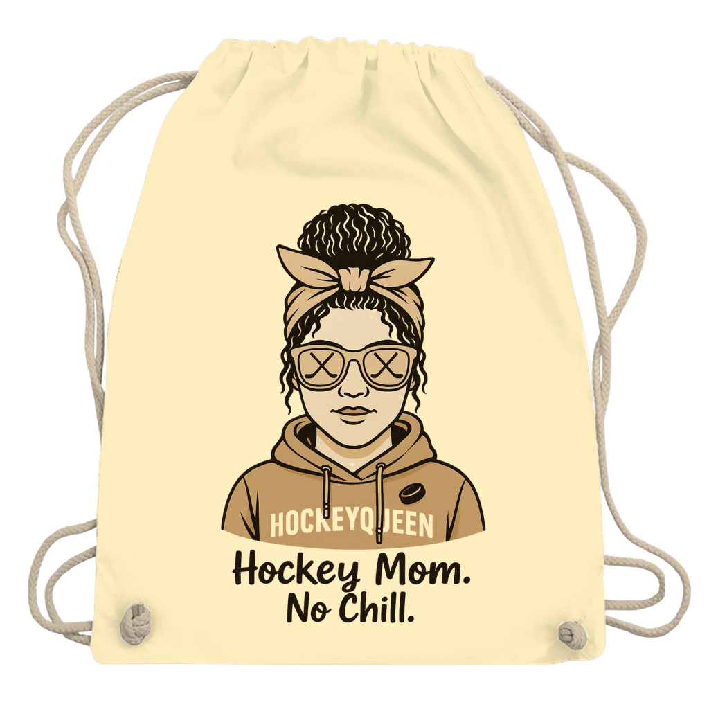 Turnbeutel HOCKEY MOM - NO CHILL
