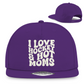 Snapback I LOVE HOCKEY & HOT MOMS